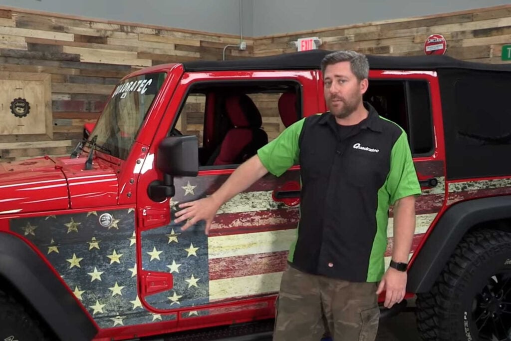 Quadratec Jeep Wrangler MEK magnetic body cladding
