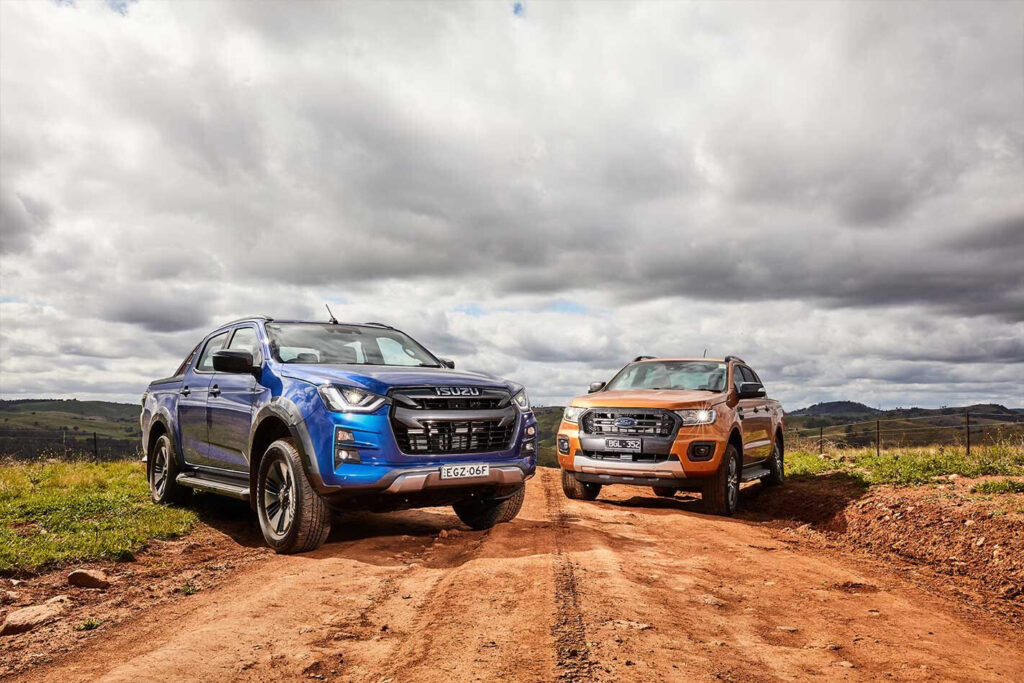 2021 Isuzu D-MAX versus 2020 Ford Ranger Wildtrak