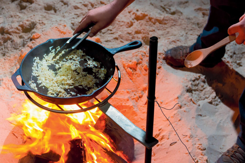 Cooking concepts: Hillbilly cooking stand