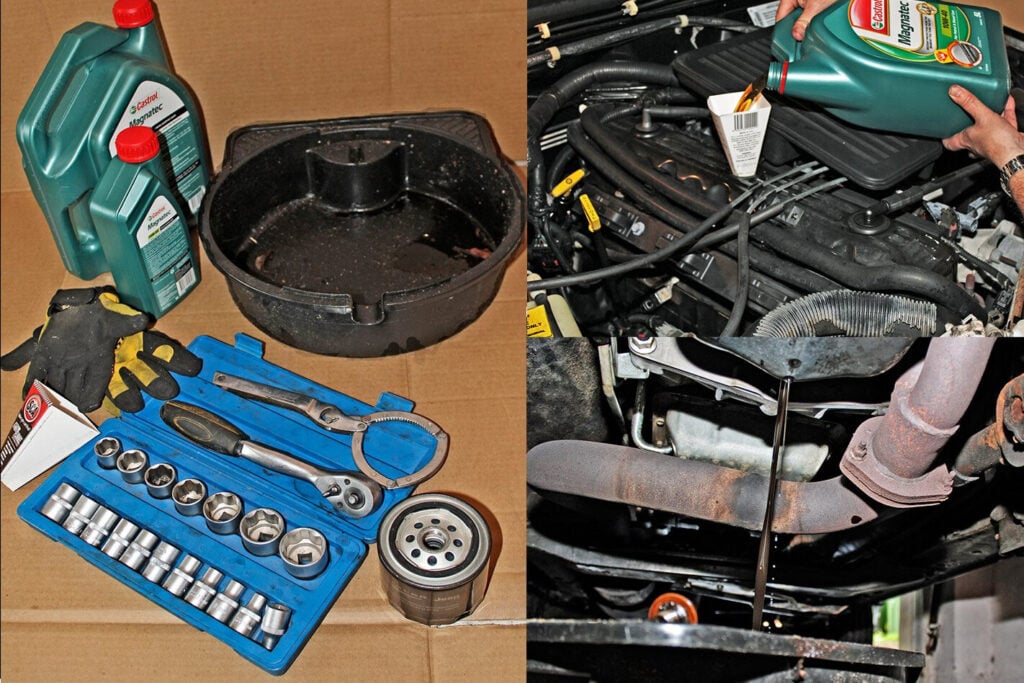 Oil and oil filter change