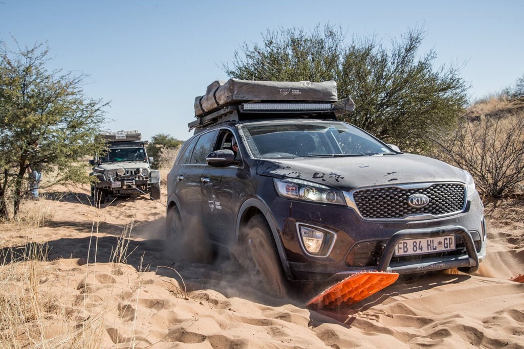 Front Runner-kitted Kia Sorrento tackles the Savannah