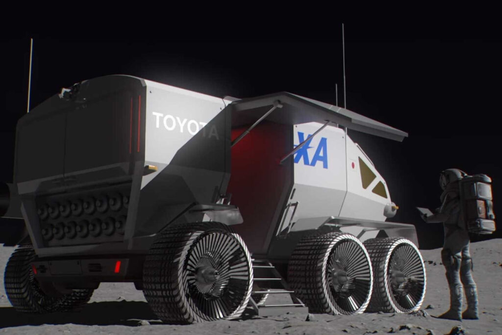 Toyota lunar rover development a moon shot