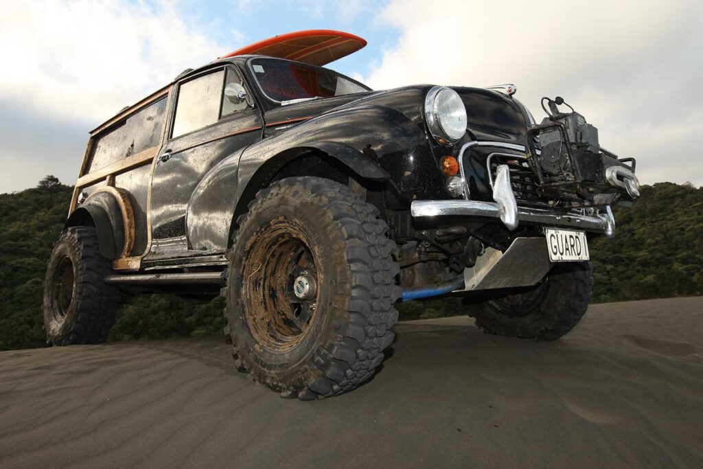 This custom 4x4 Morris Minor in New Zealand is just plain insane