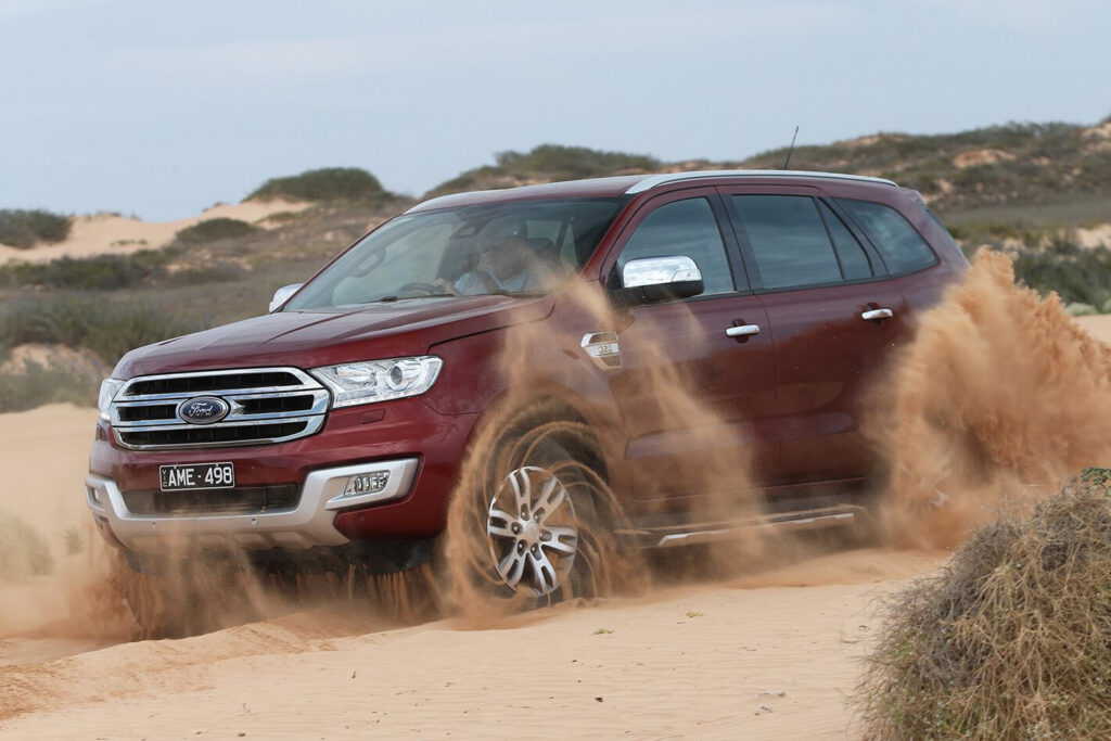 Ford Everest Titanium offroading