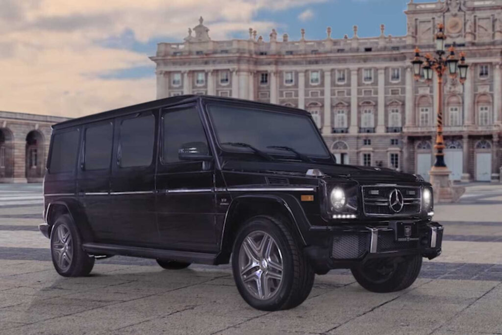 INKAS armoured AMG G63 limousine
