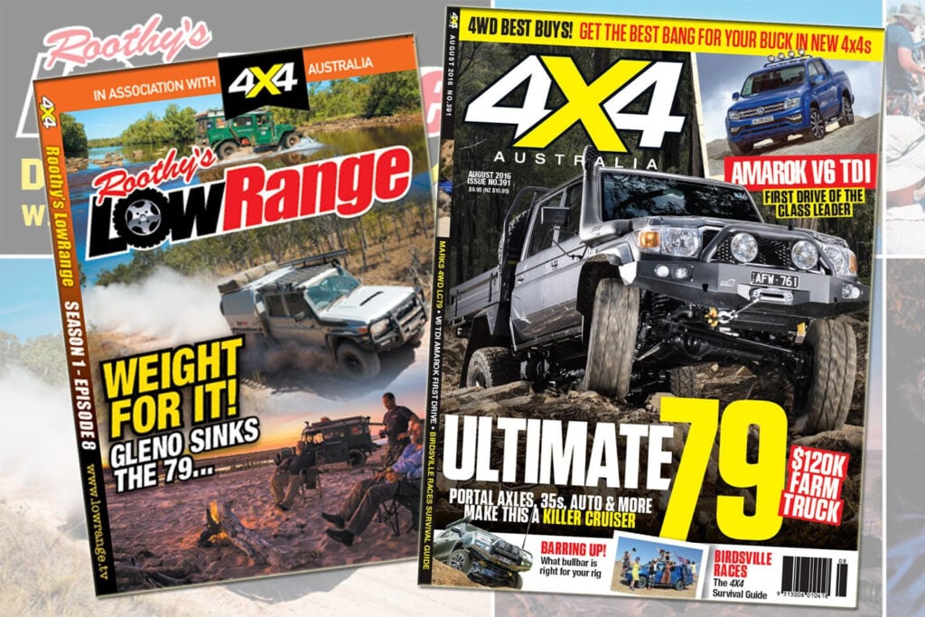4X4 Australia August 2016 edition with bonus LowRange DVD