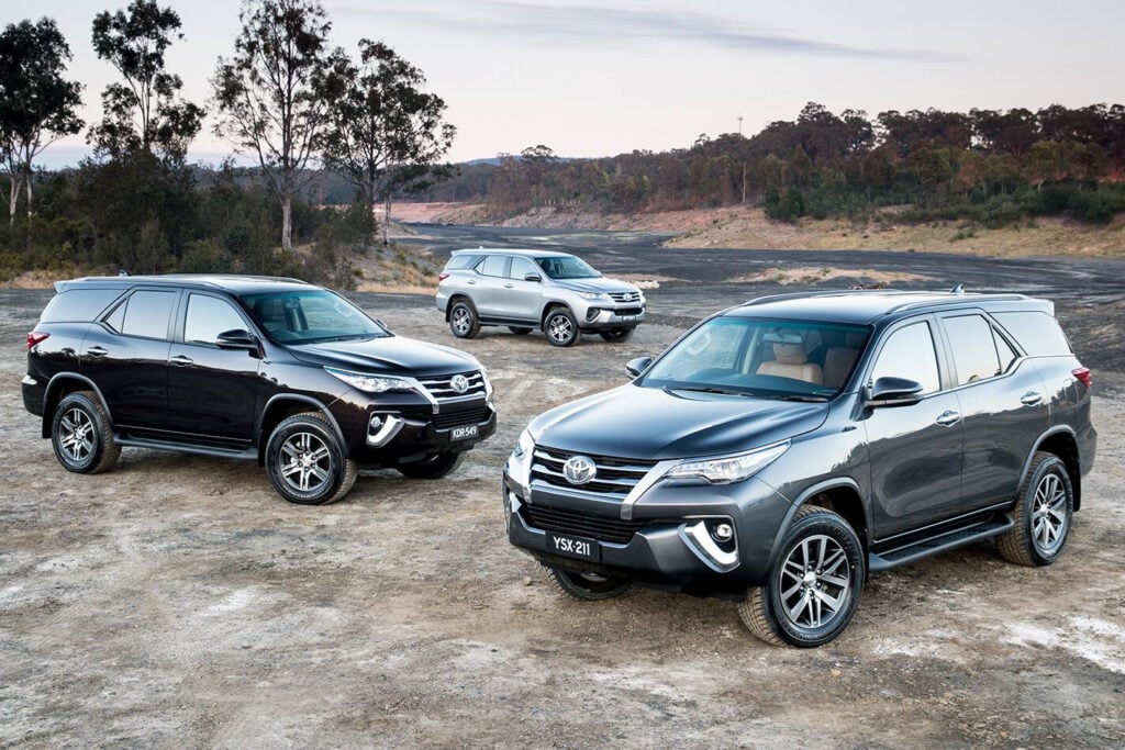 Toyota Fortuner range