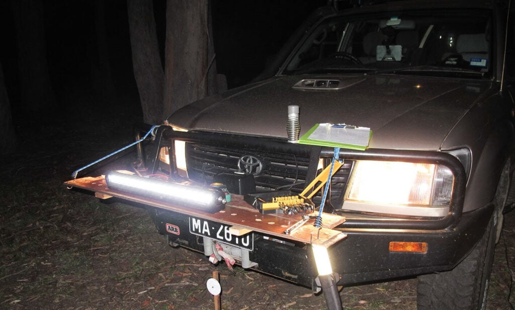 LED driving lights test