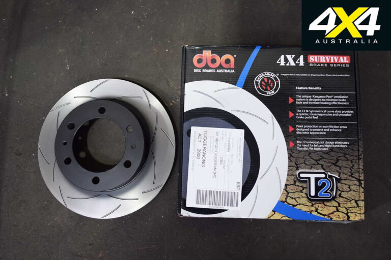 Brake upgrade: Bendix brake pads with DBA slotted disc brakes