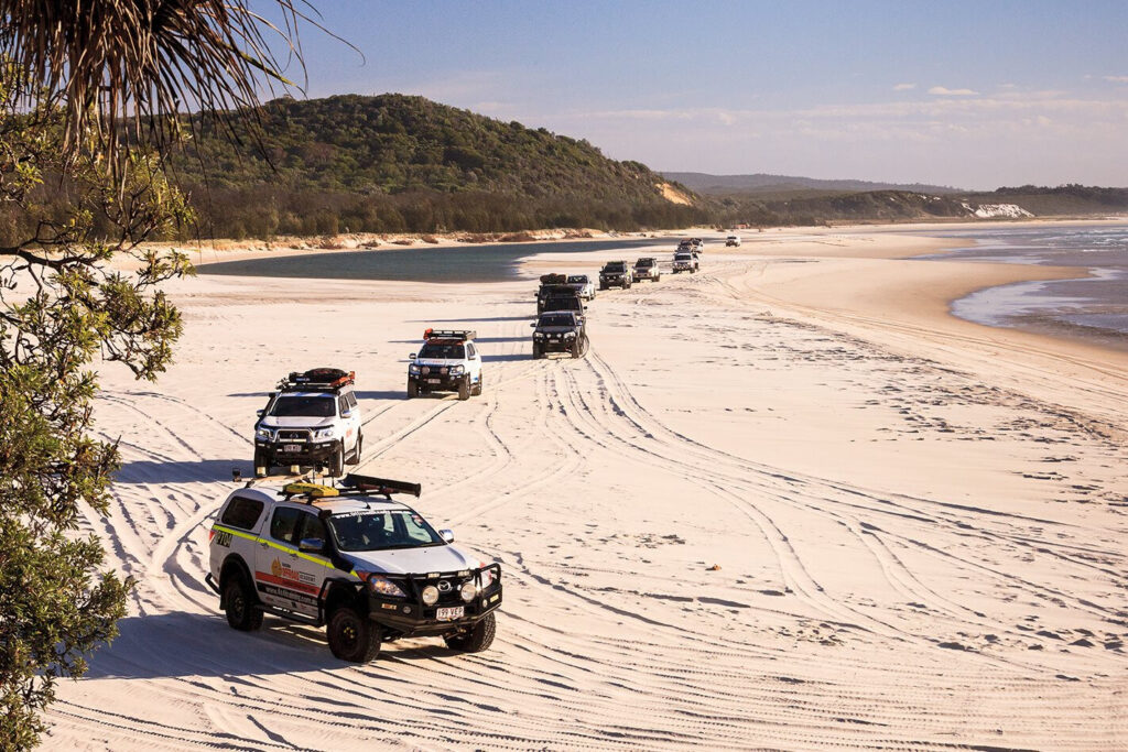 Advertiser's trip Moreton Island Queensland