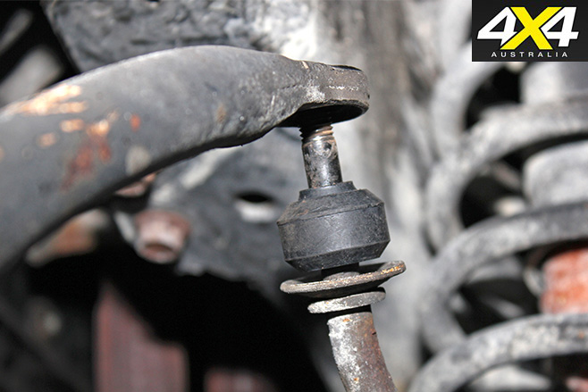 10 fitting new grommets and sway bar