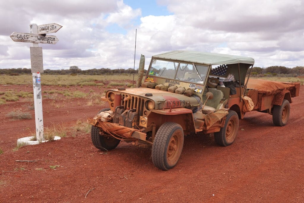Revisiting Surveyor Generals Corner in WW2 Jeeps