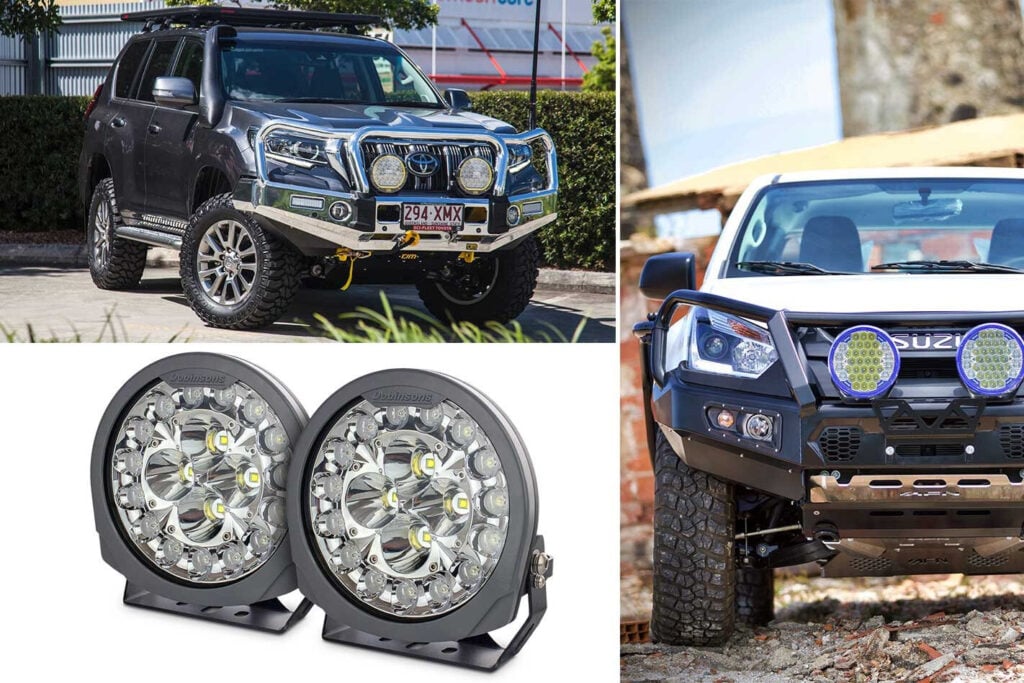 New 4x4 Gear AFN 4x4 TJM Signature bullbar Zenith driving lights