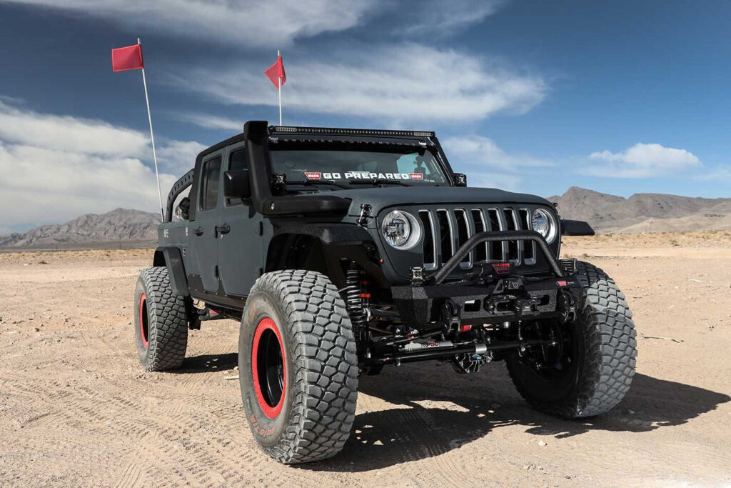Jeep Wrangler JL dual-cab LS3 V8 photo gallery