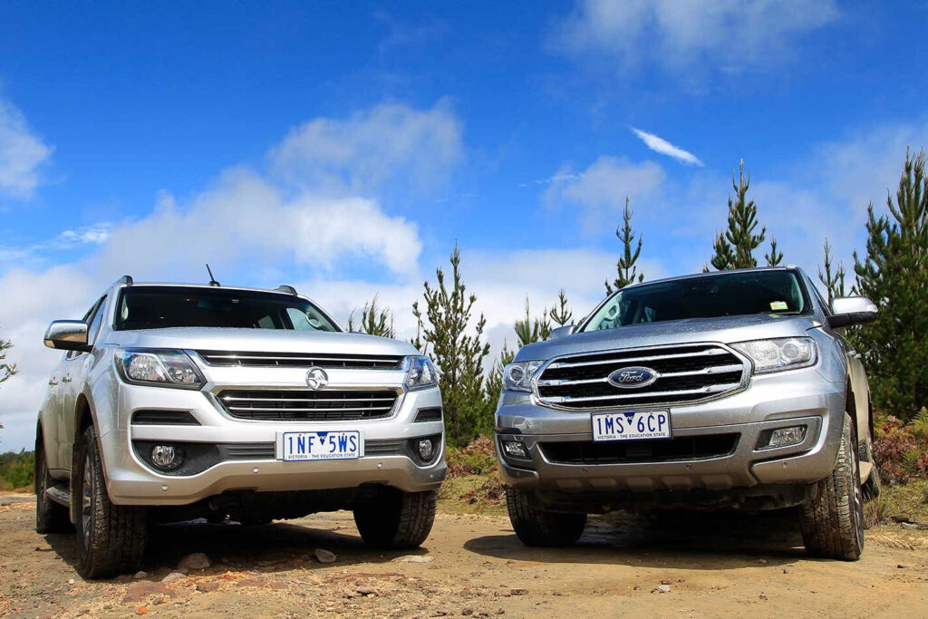 2019 Ford Everest vs Holden Trailblazer video review