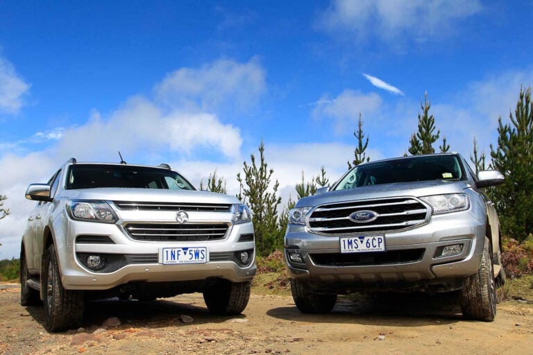 2019 Ford Everest vs Holden Trailblazer video review