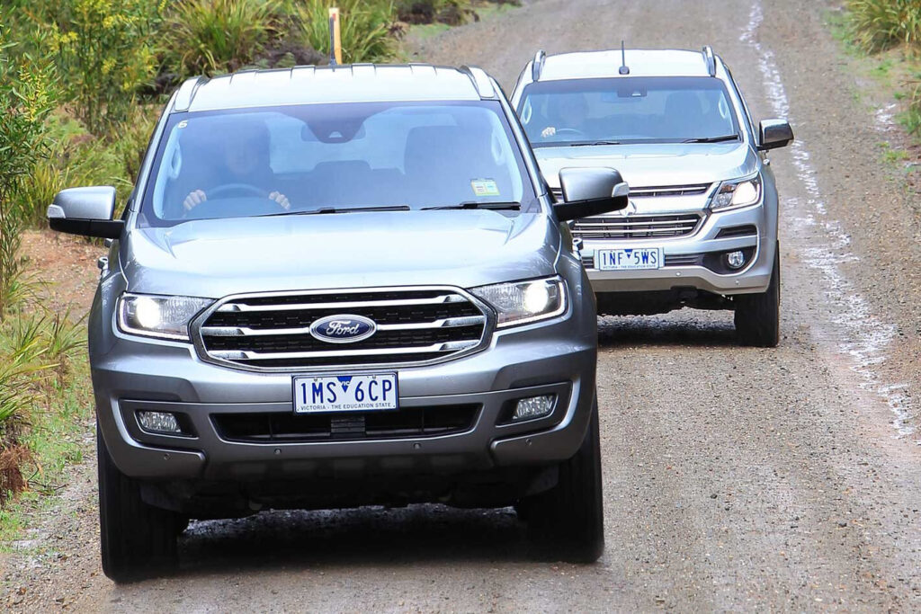 2019 Ford Everest vs Holden Trailblazer 4x4 comparison review