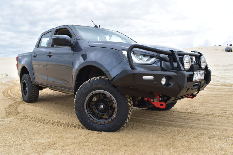 D-Max with Maxxis RAZR mud terrains