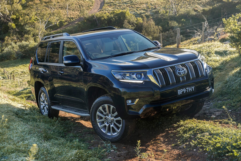Facelifted Toyota Prado