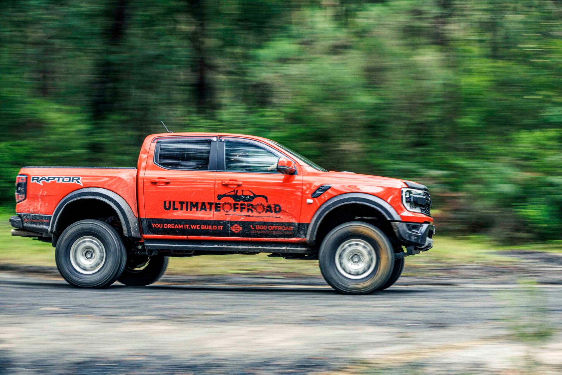 Ford Ranger Raptor with 74Weld portal axles tested off-road