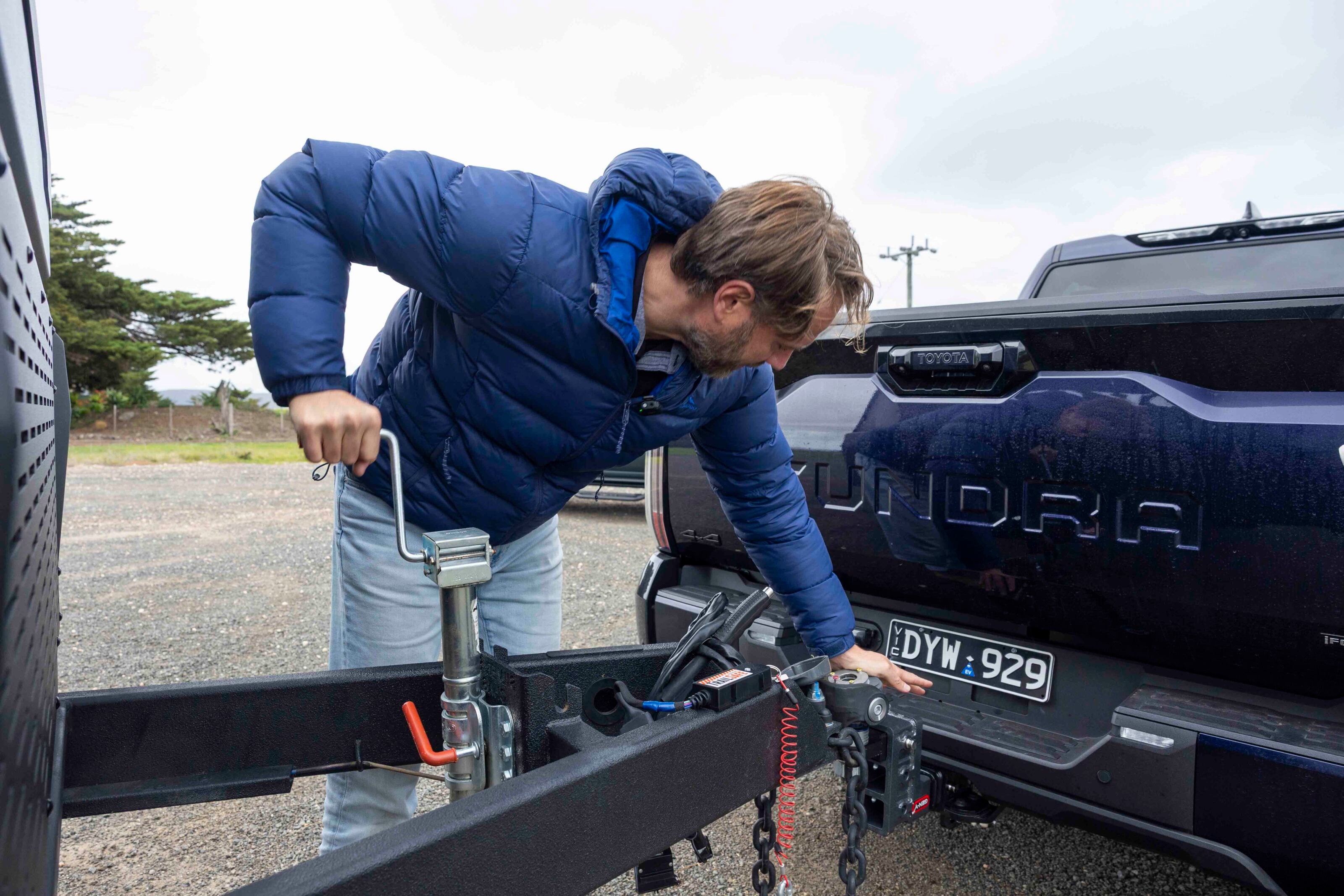 GEN-Y Mega Duty drop hitch tested in our US truck tow test